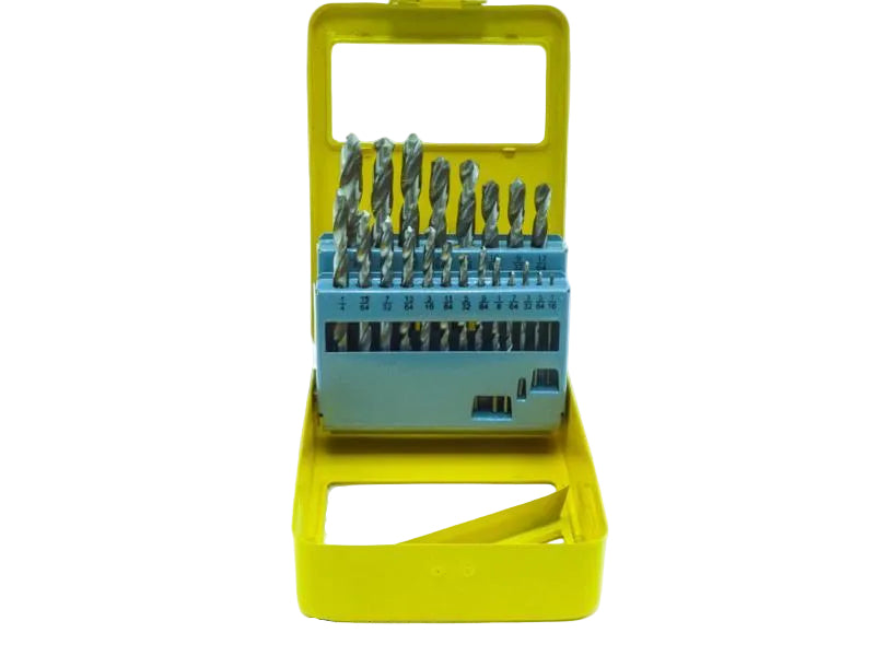 ดอกสว่านเจาะเหล็ก META สีเงิน 21 ตัวชุด META polished HSS twist drill 21 pcs set-ABLETOOLThailand.Com - บริษัท เอเบิลทูล จำกัด