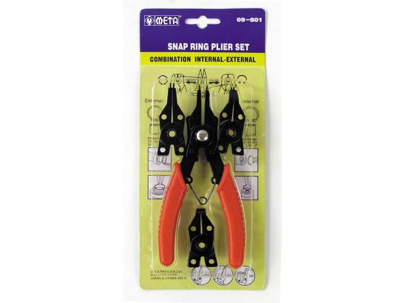 คีมหนีบถ่างแหวน META META snap ring combination pliers set 4 pes-ABLETOOLThailand.Com - บริษัท เอเบิลทูล จำกัด