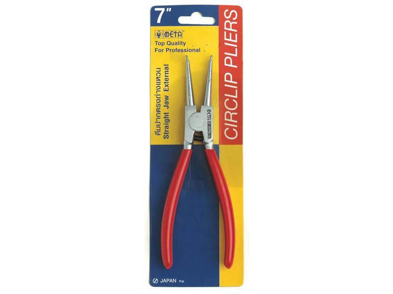 คีมปากตรงหนีบแหวน หุ้มยาง META META straight jaw, internal circlip pliers with vinyl grip-ABLETOOLThailand.Com - บริษัท เอเบิลทูล จำกัด