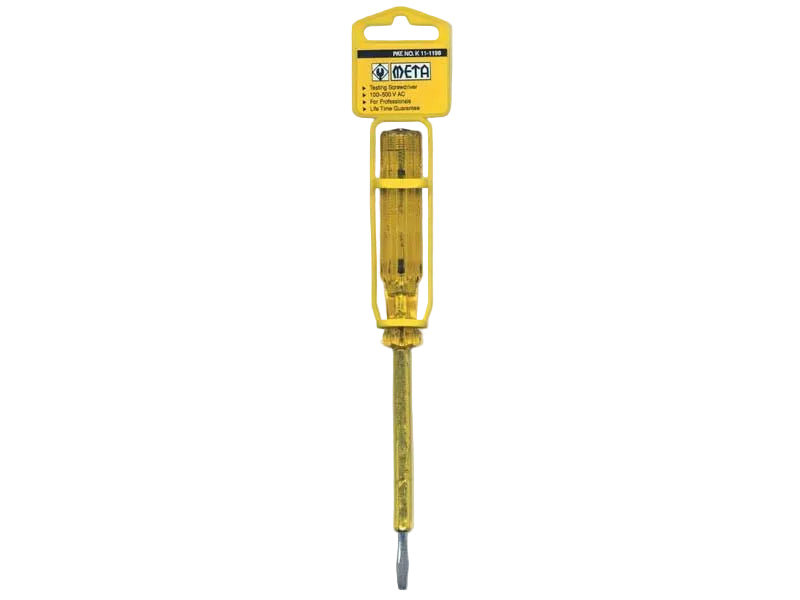 ไขควงลองไฟ ตัวใหญ่ META No.1198 META tester screwdriver NO.1198-ABLETOOLThailand.Com - บริษัท เอเบิลทูล จำกัด