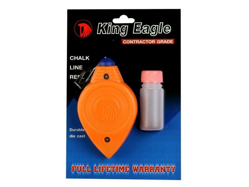 บักเต้า ตรา King Eagle หัว PVC Chalk Line Reel - KING EAGLE-ABLETOOLThailand.Com - บริษัท เอเบิลทูล จำกัด