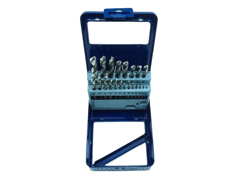 ดอกสว่านเจาะเหล็ก SPORT สีเงิน 21 ตัวชุด SPORT 21-pc polished HSS twist drill set 21 pcs set-ABLETOOLThailand.Com - บริษัท เอเบิลทูล จำกัด