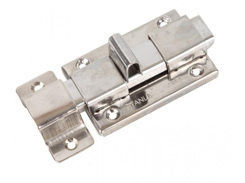 กลอนห้องน้ำสแตนเลส STL ไม่เป็นสนิม Stainless Steel Door Latch-ABLETOOLThailand.Com - บริษัท เอเบิลทูล จำกัด