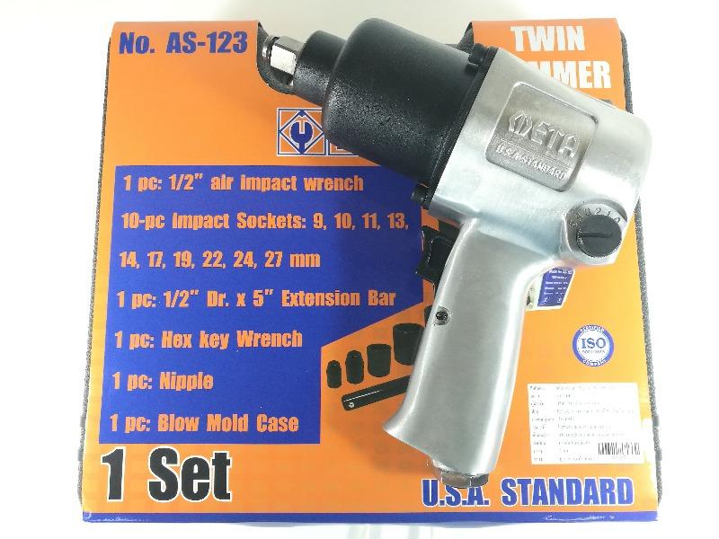 บล็อคลมชุด META ขนาด 1/2" No.AS-123-ABLETOOLThailand.Com - บริษัท เอเบิลทูล จำกัด