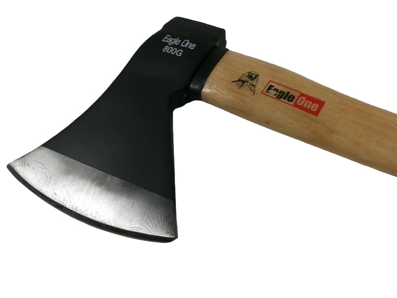 ขวานด้ามไม้ เหล็กเหนียว ตรา Eagle One หัวดำ Wood Handle Axe - EAGLE ONE-ABLETOOLThailand.Com - บริษัท เอเบิลทูล จำกัด