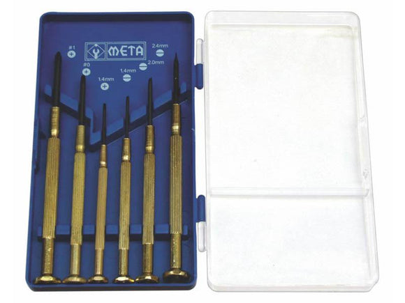 ไขควงซ่อมนาฬิกา 6 ตัวชุด META META precision screwdriver 6 pcs.-ABLETOOLThailand.Com - บริษัท เอเบิลทูล จำกัด