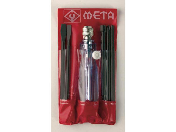 ไขควงลองไฟ META 5 ตช. No.5300 META Tester Screwdriver 5-pc set No.5300 5.1/2