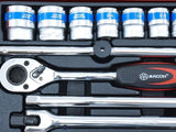 บล็อคริมน้ำเงิน+ไขควงสลับ MACOH MACOH 26-pc socket wrench and 2-way scrwdriver set 26 pcs. set-ABLETOOLThailand.Com - บริษัท เอเบิลทูล จำกัด