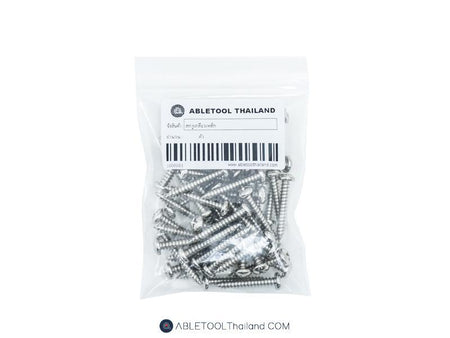 สกรูเกลียวเหล็ก #P และ #F แบบกล่อง Cross Pan Head and Flat Self Tapping Screw-ABLETOOLThailand.Com - บริษัท เอเบิลทูล จำกัด