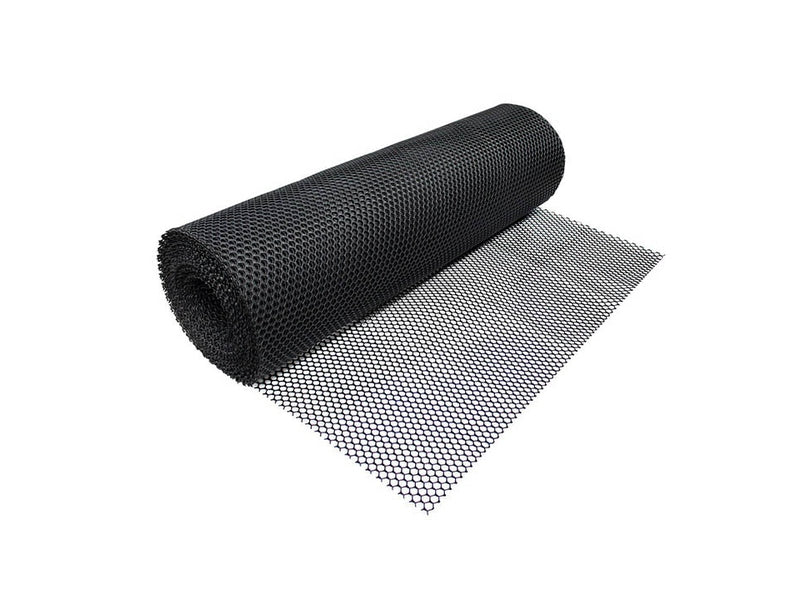 hexagonal plastic mesh Black 