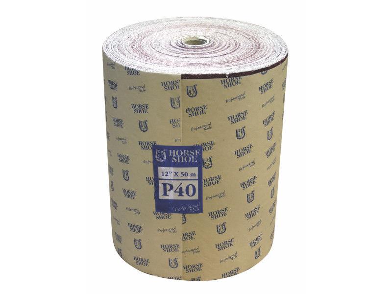 กระดาษทรายแดงม้วนแบ่งขาย เป็นเมตร HORSE SHOE HORSE SHOE Sand Paper Roll-ABLETOOLThailand.Com - บริษัท เอเบิลทูล จำกัด