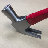 ค้อนหงอนด้ามไฟเบอร์ META (หัวแม่เหล็ก) nail claw hammer with fiberglass handle 27 mm.