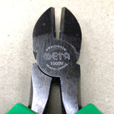 คีมปากเฉียงหัวคีมชุบดำ (No.98-2) META META diagonal cutting pliers