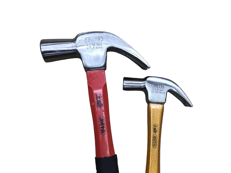 ค้อนหงอนถอนตะปู (ไฟเบอร์) 18mm , 27mm. META META nail claw hammer-ABLETOOLThailand.Com - บริษัท เอเบิลทูล จำกัด