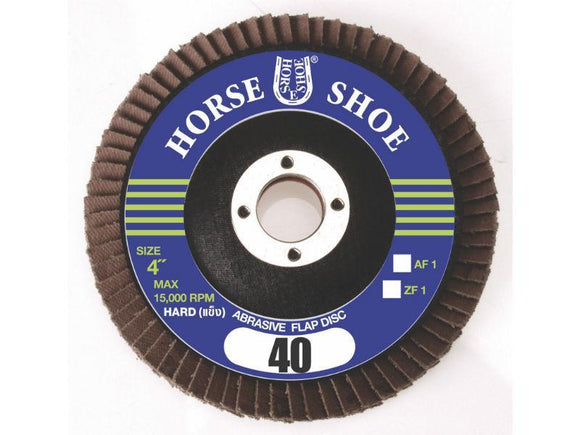ผ้าทรายเรียงซ้อนเกือกม้า (แบบแข็ง) HORSE SHOE Flap Discs (Hard Type)-ABLETOOLThailand.Com - บริษัท เอเบิลทูล จำกัด