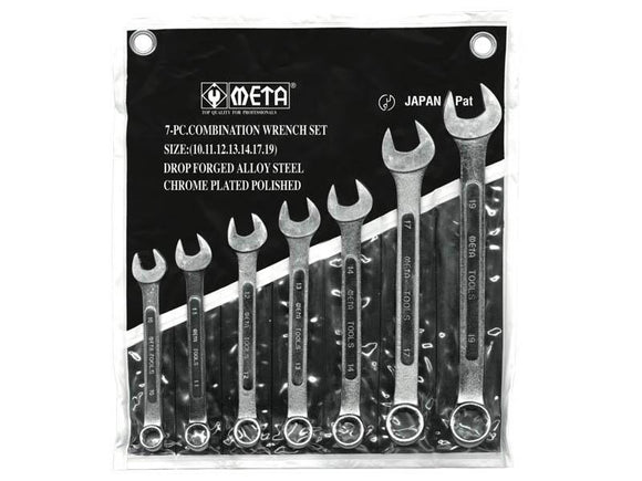 ประแจปากตาย/ข้างแหวน ตช. META META combination wrench set-ABLETOOLThailand.Com - บริษัท เอเบิลทูล จำกัด