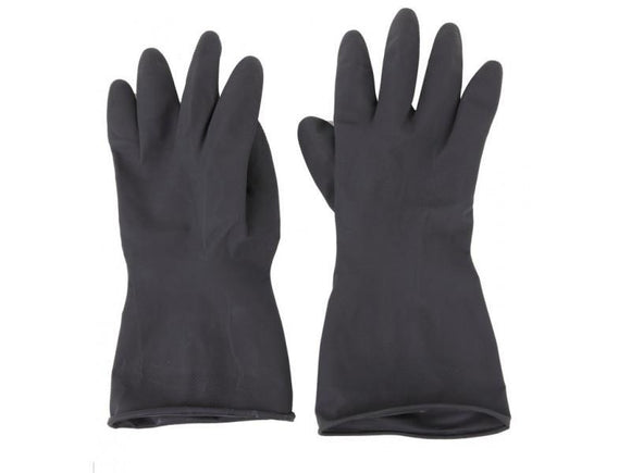 ถุงมือยาง ตรา Eagle One สีดำ สีส้ม Black Rubber Gloves - EAGLE ONE-ABLETOOLThailand.Com - บริษัท เอเบิลทูล จำกัด
