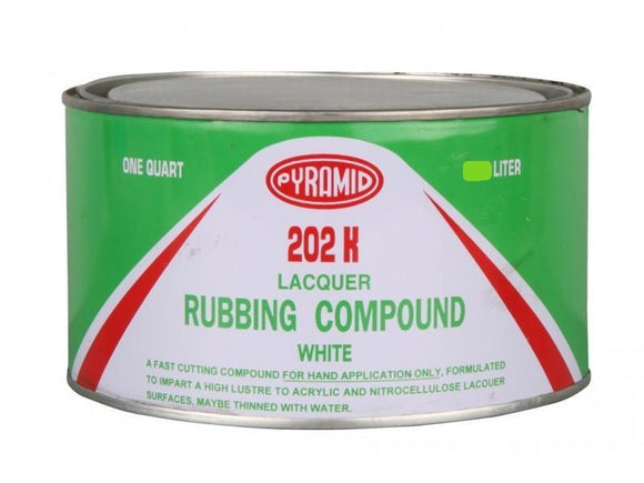 ยาขัด ตรา ปิรามิท #202 ละเอียด (ขาว) #202K Lacquer Rubbing Compound - PYRAMID (White)-ABLETOOLThailand.Com - บริษัท เอเบิลทูล จำกัด